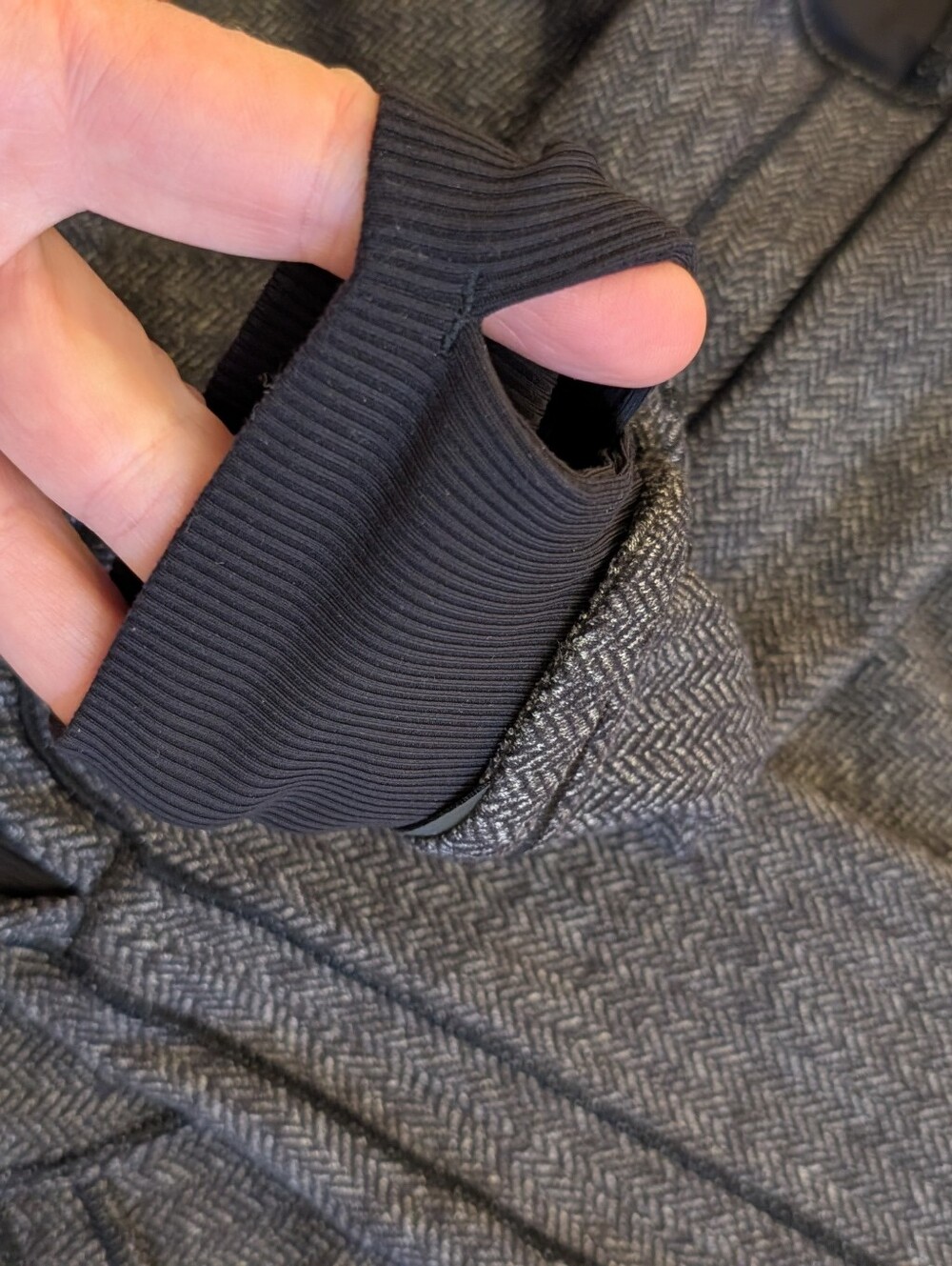 Lululemon Herringbone Heather Gray Active Quarter-Zip Pullover - Picture 8 of 17